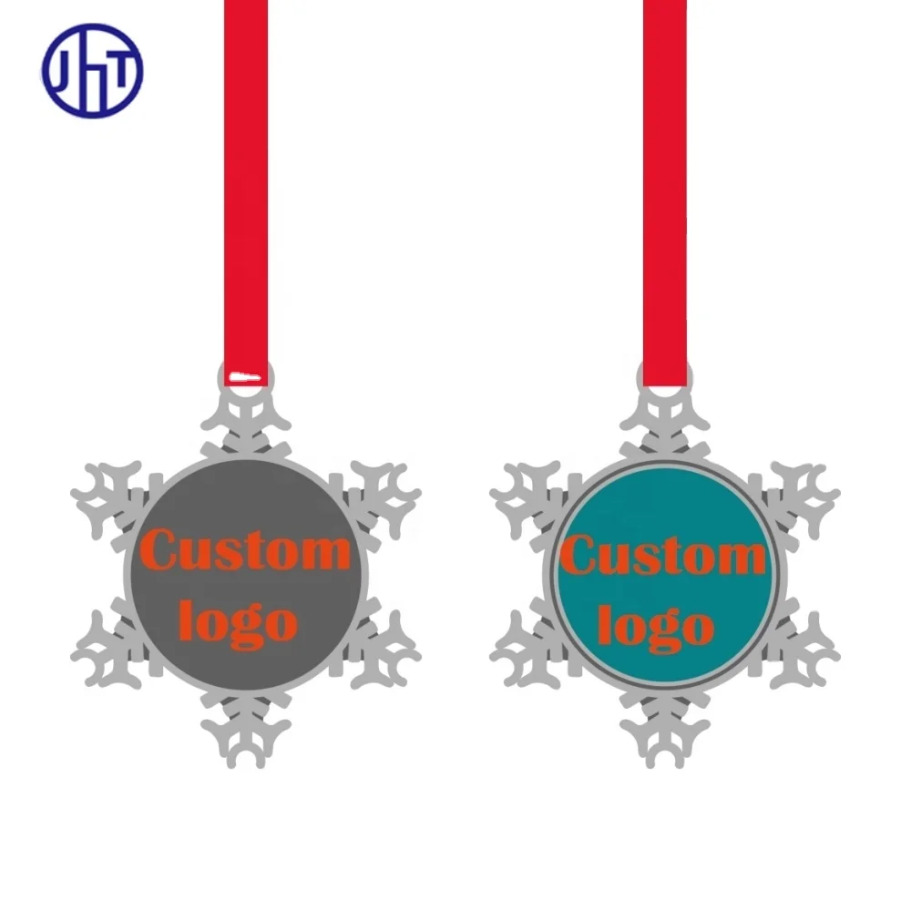 Manufacturer Newest design wholesale custom logo die cast enamel metal Xmas tree hanging decoration Christmas tree ornaments