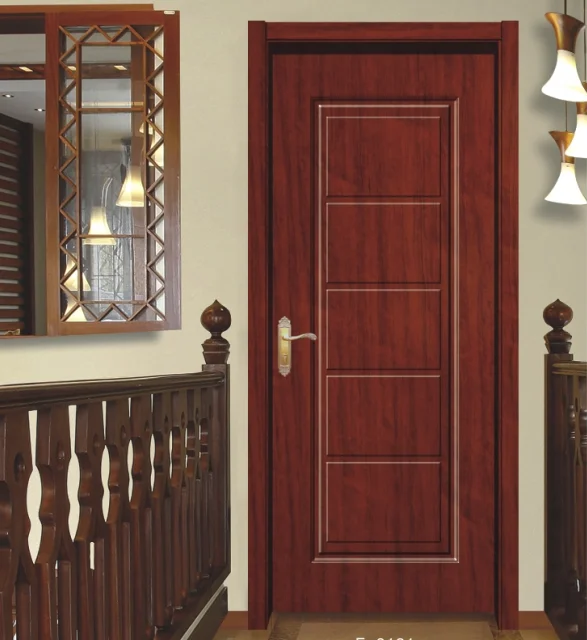 Design Interior Doors Mdf Wooden Painted Pre Hung Fire for single double swing slide customized pocket door corn door