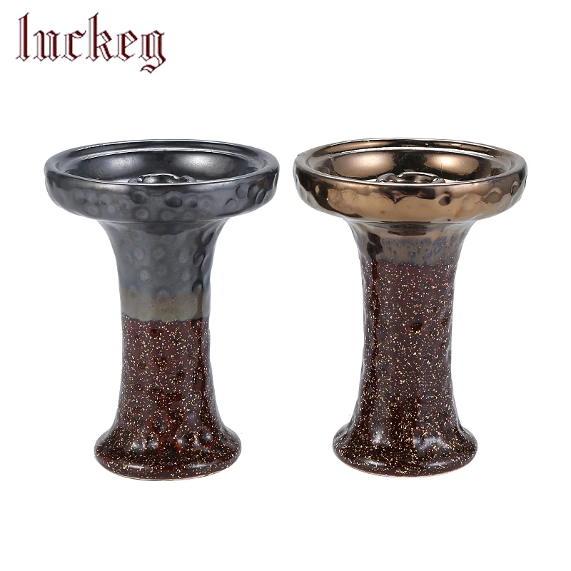 Lukeg custom logo support tobacco portable travel hookah accessories small hookah bowl shisha pots