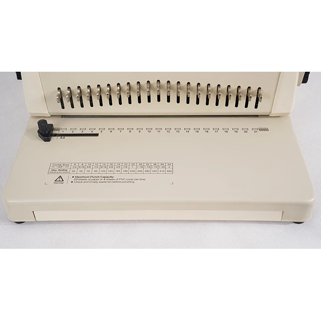 RTS C200A Multi-functional A4 Small combination Manual Book Wire comb plastic comb binder desktop Binding Machine
