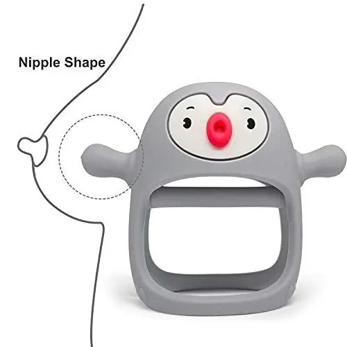 Baby Chew Toys Hand Pacifier for Breast Feeding Babies Car Seat Toy for New Born Safe BPA Free Teether for Sucking