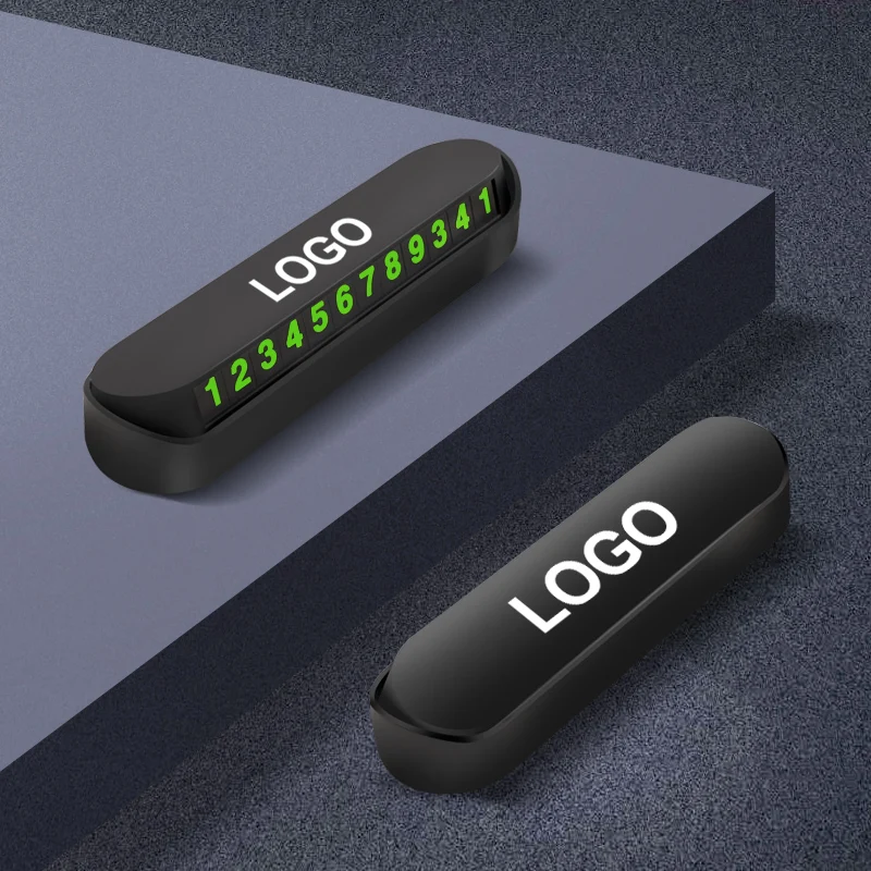 ABS Temporary Car Parking Card Adsorbed Luminous Hidden For Nissan Qashqai Juke X-Trail Patrol Navara Tiida Micra Almera Rogue