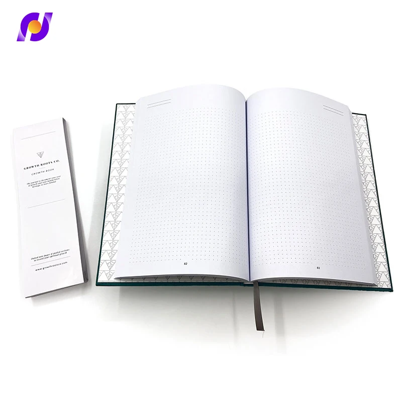 Custom Linen Hard Cover Book Publishing Special Binding Hardcover Cloth Book Offset Printing With Belly Band