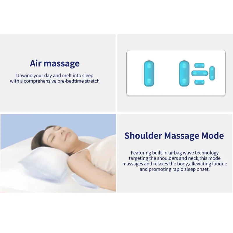 2023 The best korea whole body heating folding air massage mattress