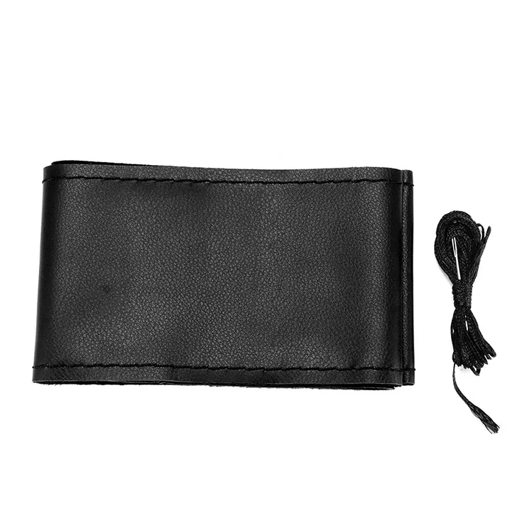 
Universal DIY Hand Stitching Car Steering Wheel Cover Fiber Leather Steering Wheel Protector Cover 