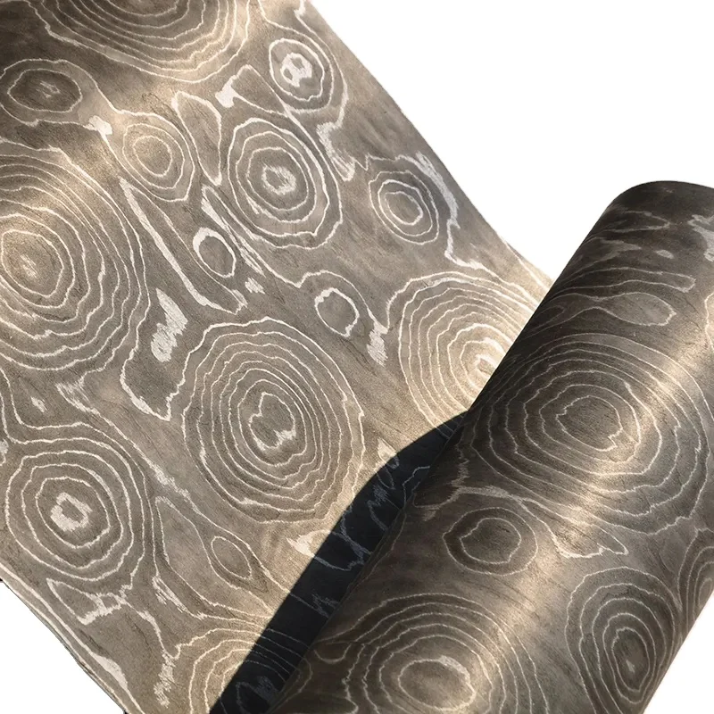 Designer collections 18.34 Sushi Dark Grey engineered veneer for  hotel furniture door Bathroom & Kitchen