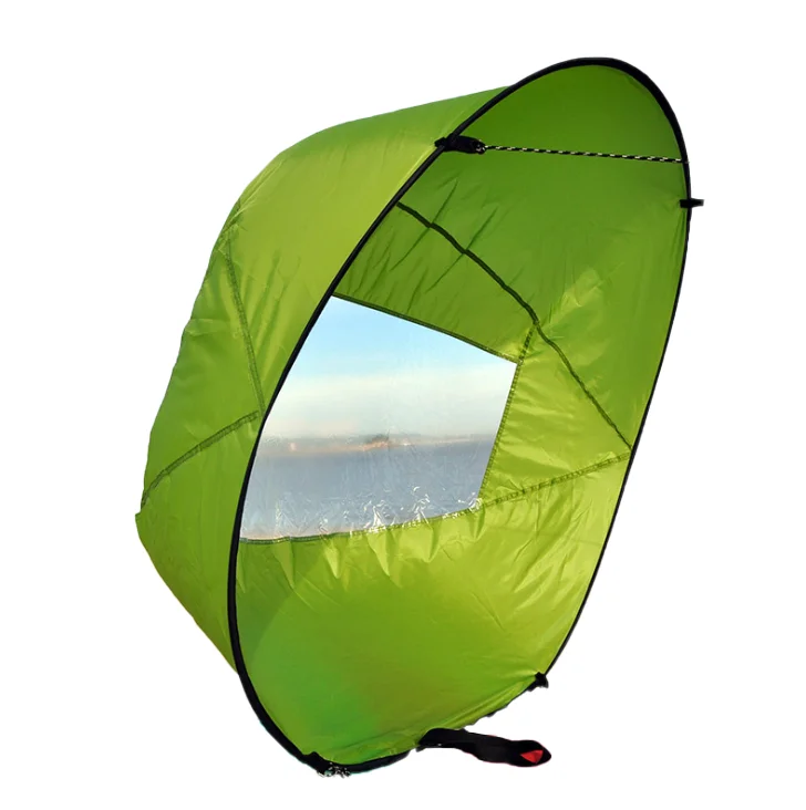 2021 new style  portable collapsible round sail canoe assist sail customizable