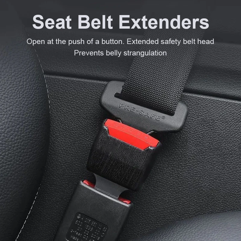 Car Seat Buckles Alert Silencer Auto Seat Belt Extender Car Seat Belt Buckle