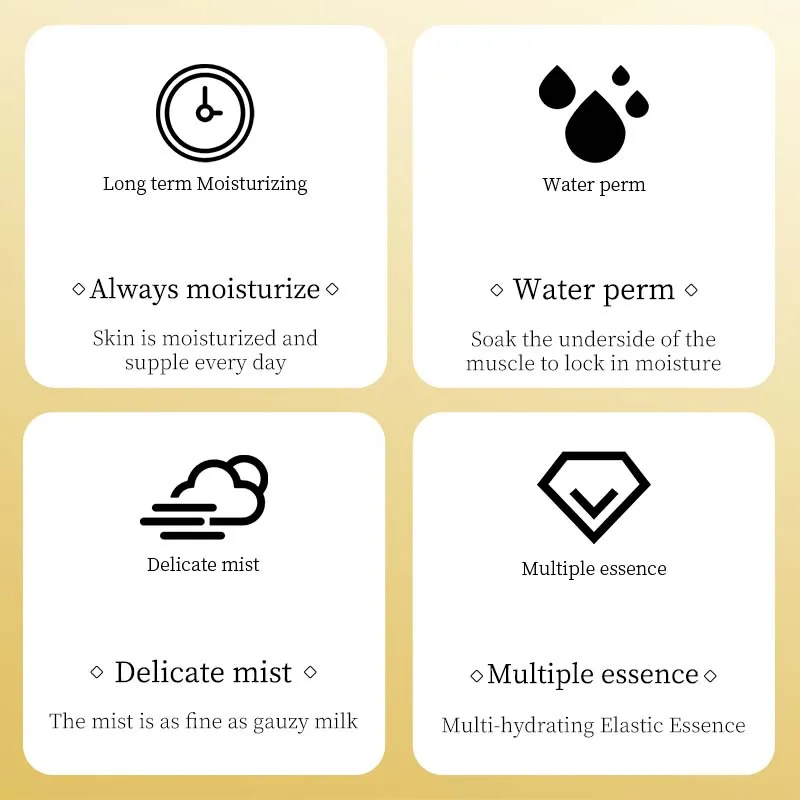 VEZE Binary Yeast Hyaluronic Acid Moisturizing Spray Beauty Makeup Setting Skin Care Spray Private Label