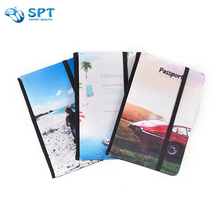 2022 New Sublimation Blank Leather Passport Book; Passport Holder Wallet, Passport Sublimation