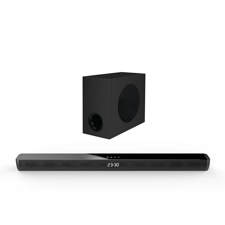 Samtronic 120W 2.1CH Wireless Soundbar Subwoofer Speaker 130dB TV Soundbar 3D Surround Sound System Home Theater BT V5.0 Speaker