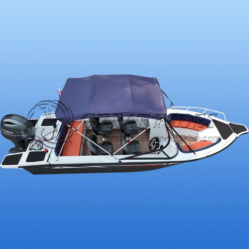 18.4Ft/5.6m Speed Boat With Windshield Top Quality Leisure Racing Speed Boat Without Motor For Sale