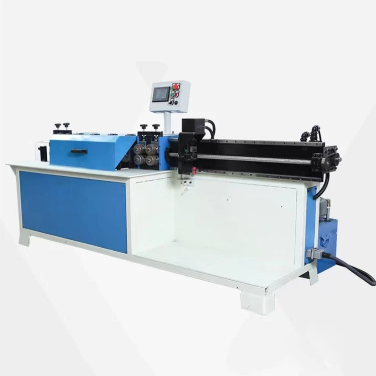 Automatic CNC mechanical steel wire Bar Straightening and Cutting Machine wire rod straightener and cutter