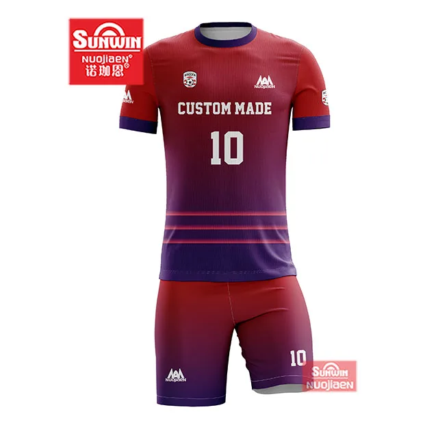 Wholesale OEM Custom Soccer Jersey High Quality Sublimation Football Shirt Design Embroidered Logo Soccer Shirt