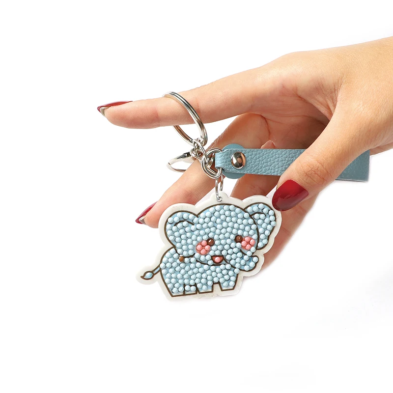 DIY 5D Diamond Paintings Keyholder Custom Acrylic Keychain