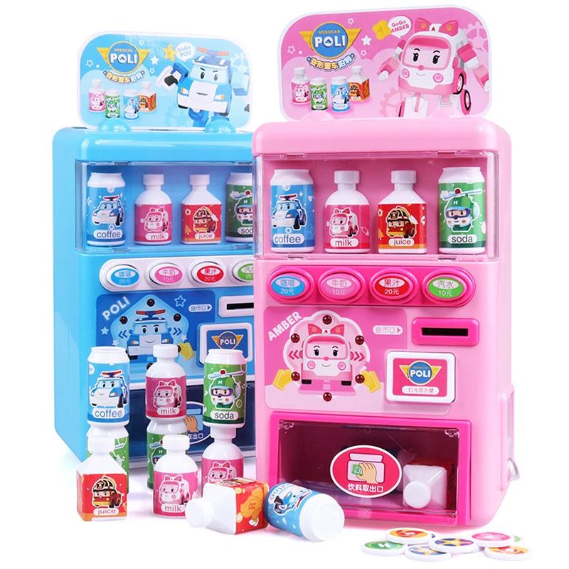 Kitchen toys pretend play children Drink Vending Machine Juguete de la maquina expendedora pretend play toys