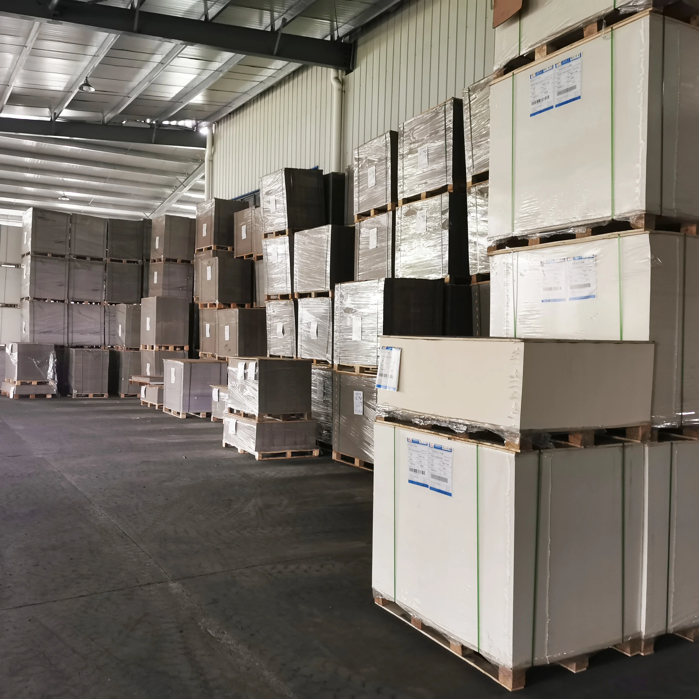 
Bleached White Custom Pulp Material C1s Coated White Cardboard Paper Ivory Paper Board 