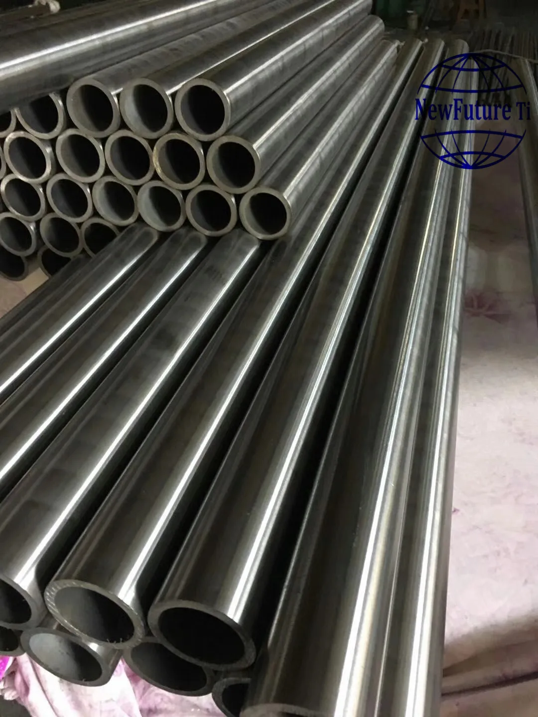 Exhaust Pipe Industrial Titanium Alloy Gr2 Gr4 3mm 6mm 5mm 14mm Gr5 Titanium Tube Seamless Shanghai or Shenzhen or Ningbo 10KG