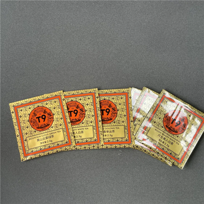 Small Batch Custom Heat-sealed Triangle Flower Tea Bag Outer Bag Biodegradable Corn Fiber Custom Empty Tea Bag