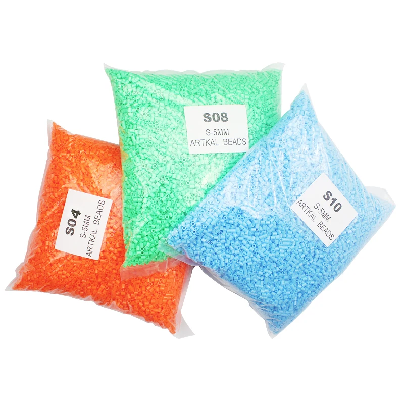 Wholesale Artkal S-1KG 16500beads OEM 5mm  DIY Perler Fuse Fuse Ironing Beads