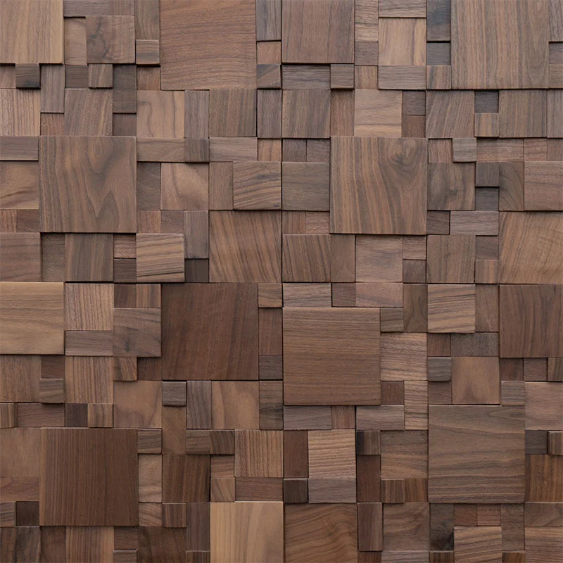 Luxury Home Decoration Solid Timber 3D Interior Room Wall Panel
