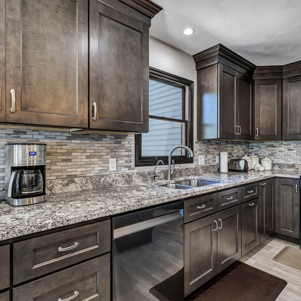 Professional manufacturer wood carvered kitchen cabinet white oak kitchen cabinets high gloss lacquer modern kitchen