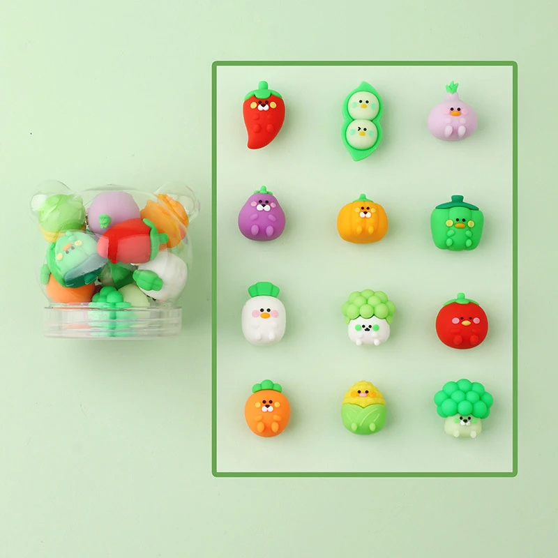 Канцелярские товары, рекламная акция, мини мультяшный Детский 3D милый карандаш, ластик для фруктов и овощей