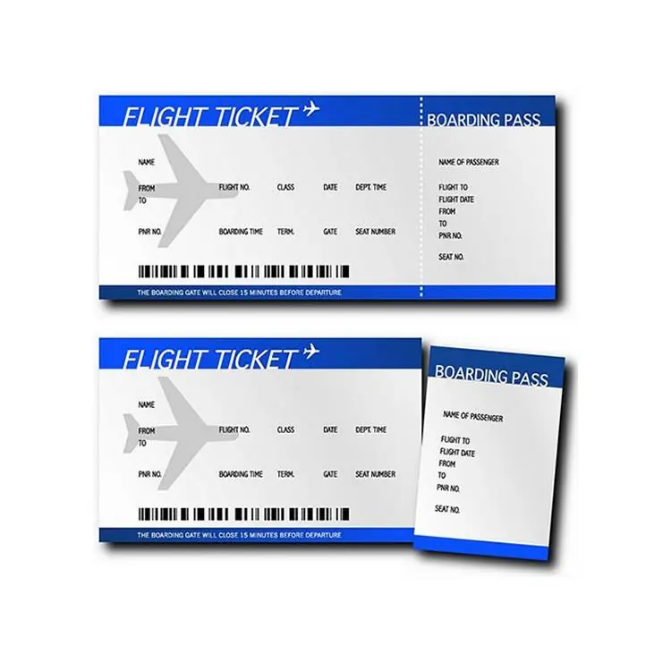 High quality thermal printing airline ticket/boarding pass/movie tickets rolls paper ticket parking