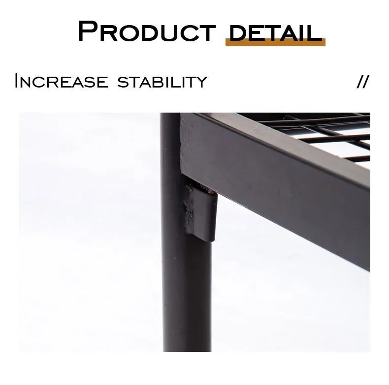 School Furniture Boarding School Beds Steel Iron Metal Bed Single Queen Metal Bed Frame