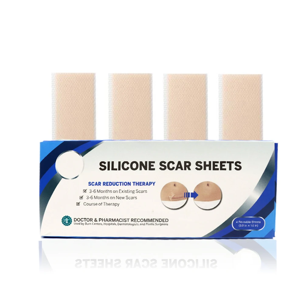 2022 Keloid Removal Patch Remove Acne Marks Reusable Silicone Scar Remover Sheets