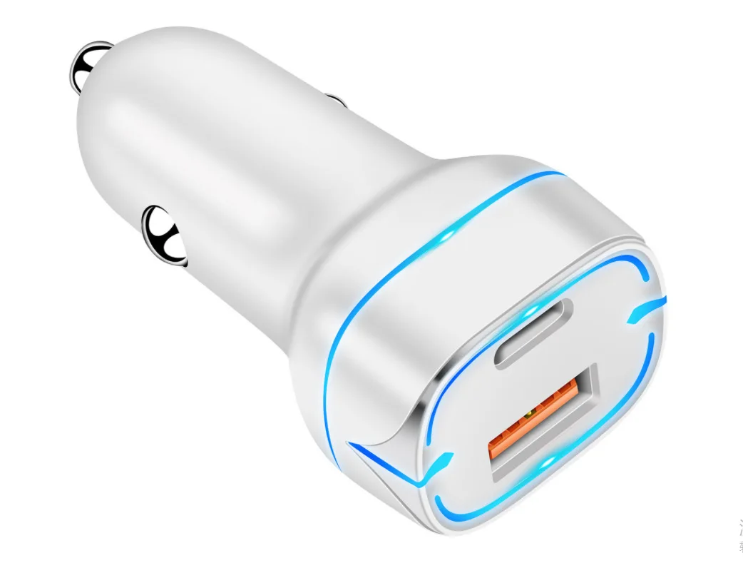 PD3.0 USB C Car Charger 48W Fast Charging QC3.0 USB Car Charger Adapter