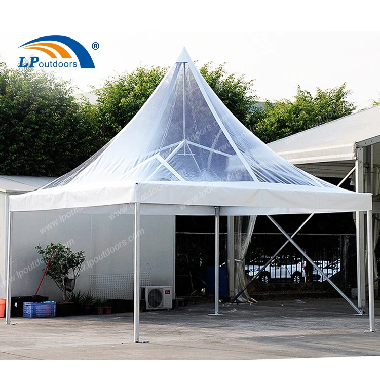 windproof high peak aluminum pagoda gazebo tent for outdoors party event in Europe
