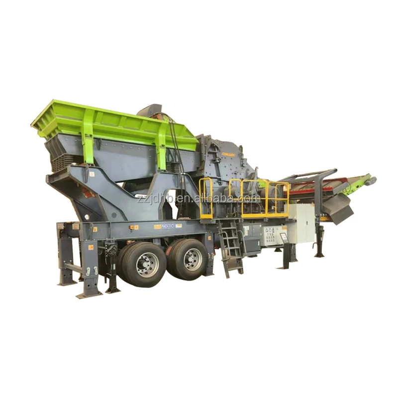 Mobile Energy Saving Primary Stones Jaw Crusher Stone Crushing Machine Marble Granite Mobile Jaw Crusher Plant