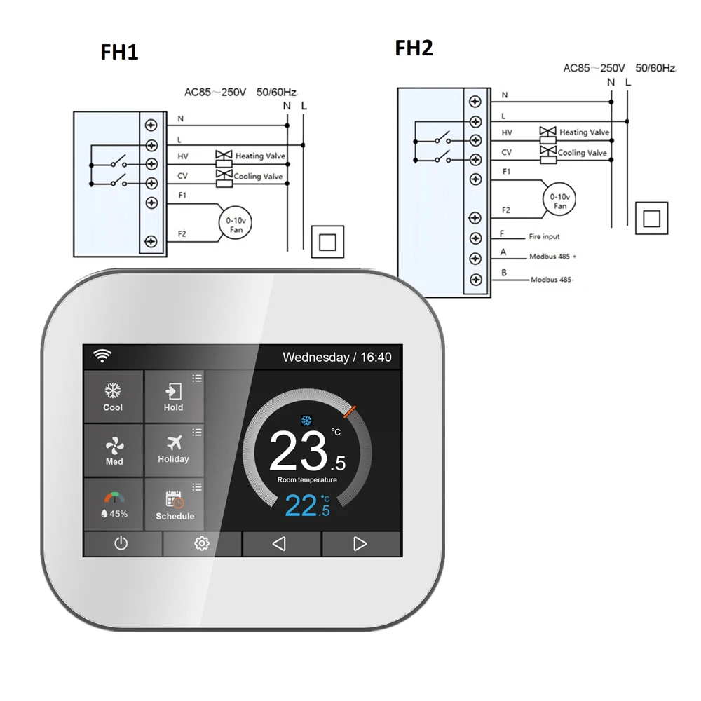 0-10V FAN 4 pipe thermostat