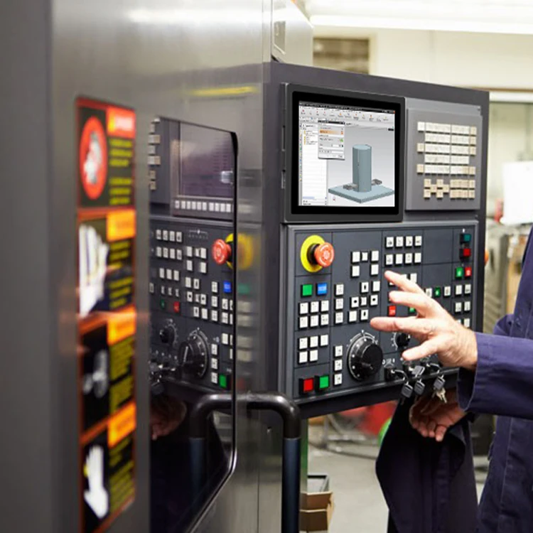 Dual LAN port rs232 rs485 9v-36v embedded pc board aluminum industrial panel pc china with touch screen