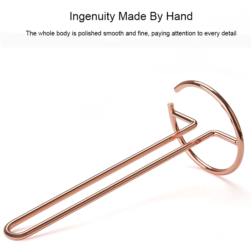 Stainless Steel Vertical Tissue Holder Kitchen Metal Wrought Iron Table Paper Towel Seat for Plastic Wrap Rolls