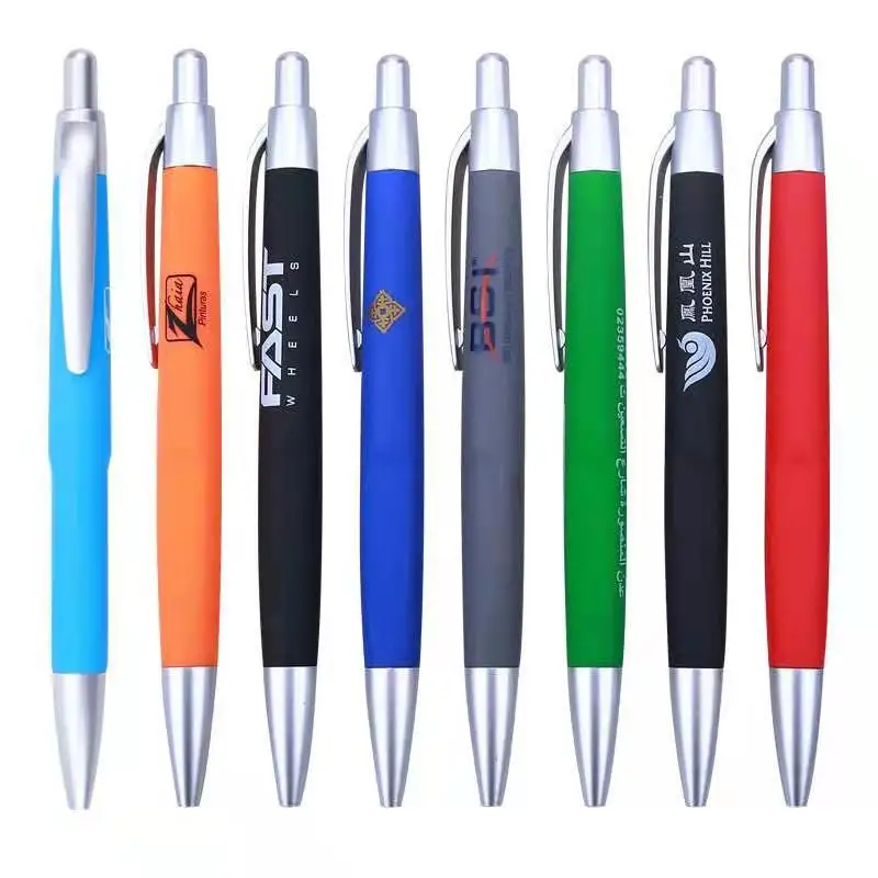 
Customized logo advertising promotional ballpoint gift plastic ball pen 