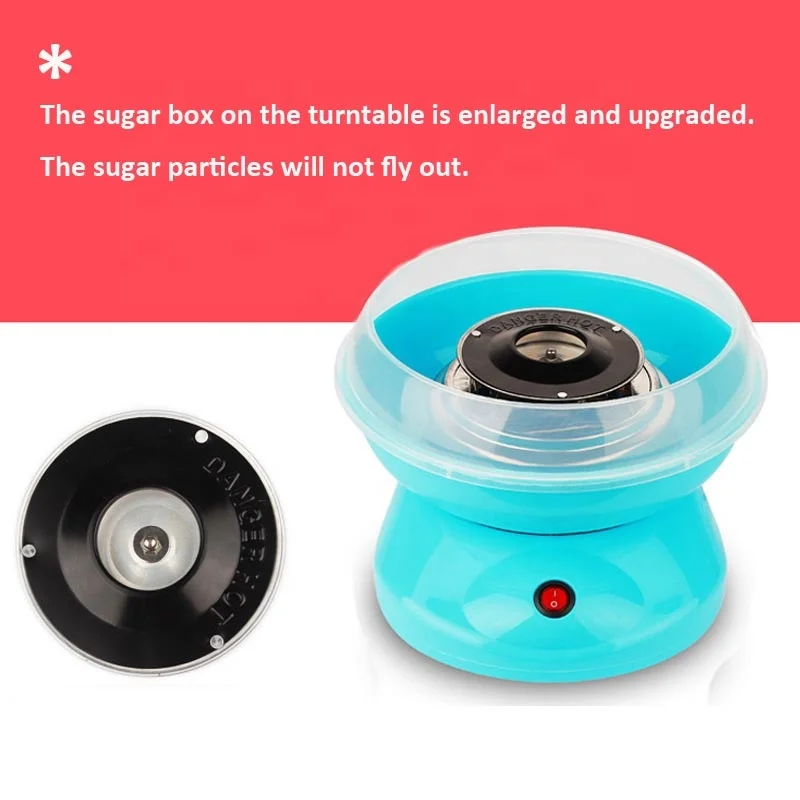 
Hot on Amazon 110V 220V Electric Automatic Marshmallow Candy Making Machine Small Cotton Candy Floss Maker Price 