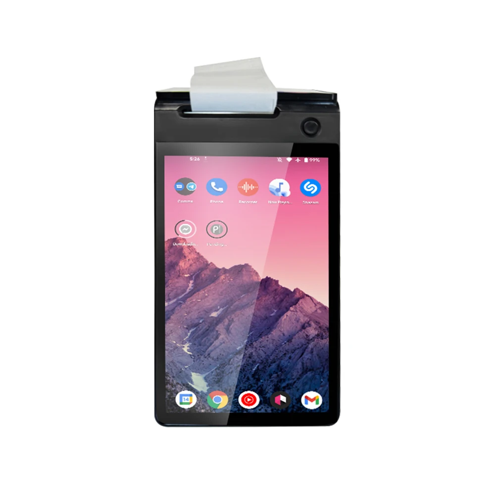 2G/3G/4G/WIFI 8-inch Dual Screen Android 14.0 NFC POS Terminal with Printer Z150