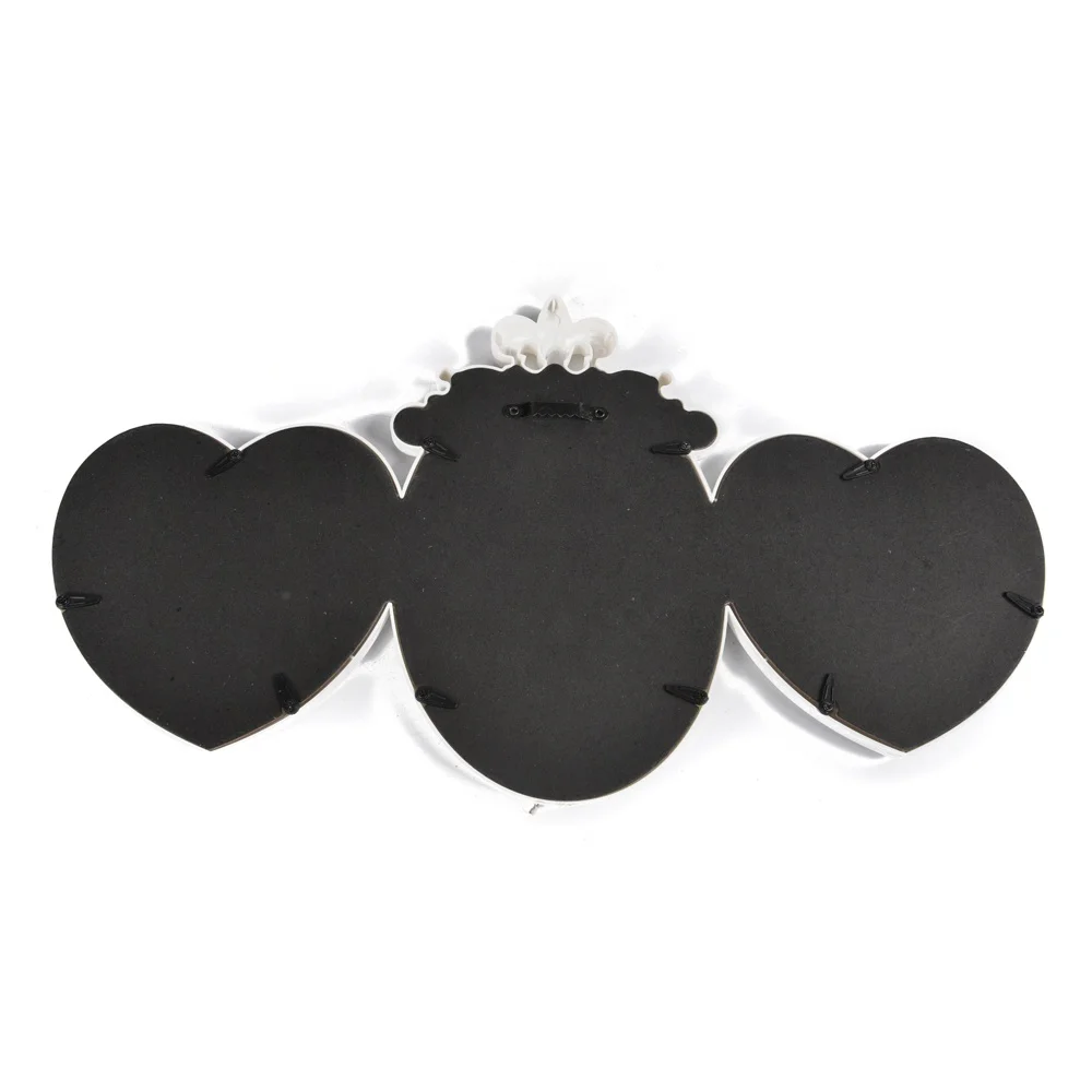 Creative Spliced Polygon  Minimalist Family White Memorial Photo Frame