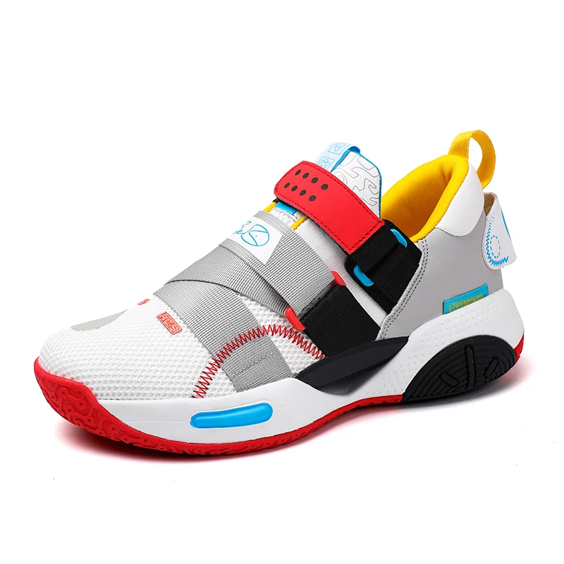 Lightweight comfortable shock-proof decompression non-slip wear-resistant anti-collision high-top basketball shoes