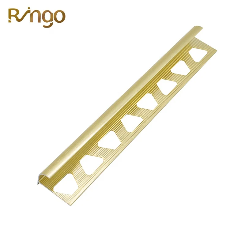 Flexible tile trimming metal strip aluminum rounded edge tile trim marble corner decoration trim baby room wall corner guard