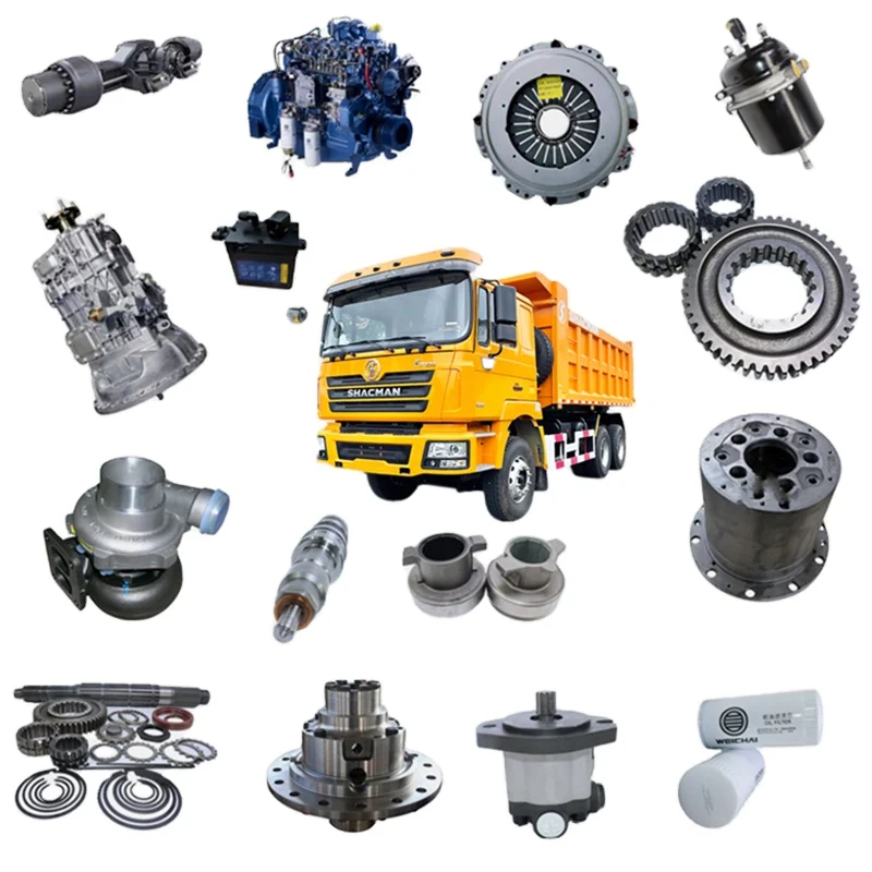 Shacman Truck Engine X3000 X5000 H3000 Spare Parts Systems Assembly Used Shacman Tractor Truck For Sale