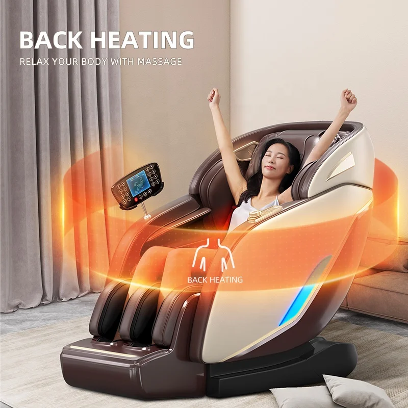 Роскошное высококачественное коммерческое массажное кресло Leercon с SL-треком и ИИ-голосом 4d со светодиодной подсветкой