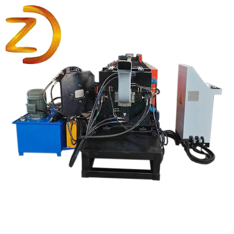 China aluminum rain seamless gutter downspout making machine for sale