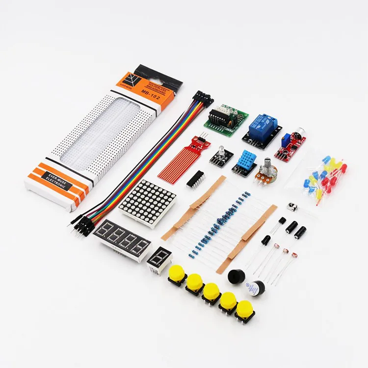Starter  Kit for UnoR3  aArduino Upgrade Starter Kit for RFID Stepper Motor  W/Tutorial Compatible with Arduin Diy Kit