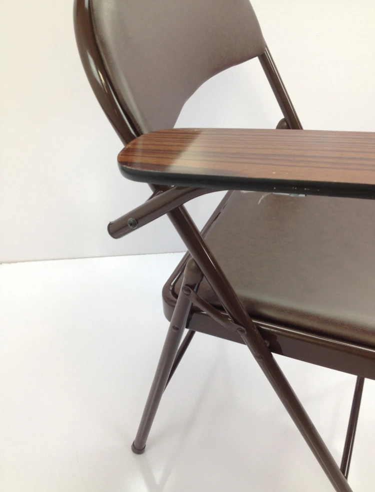 Student Metal Folding Study Chairs with Writing Pad Furniture Manufacturer