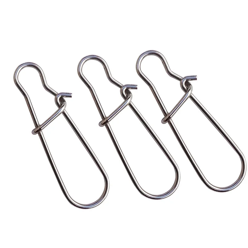 Fishing Duo-lock Snap pin Stainless Steel Nice Snaps Tackle Connector Sea Fishing Duo Lock Snap