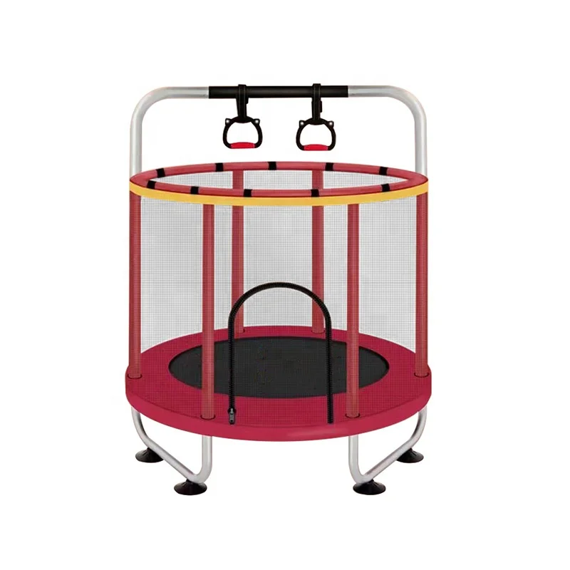 Cheap Price 48 inch Indoor Trampoline Kids with Swing and Bars