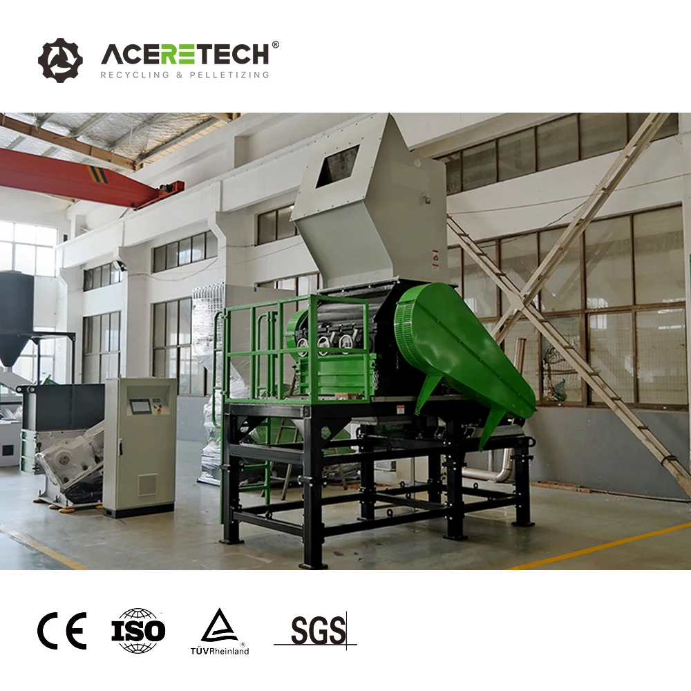 GF700/1200 plastic HDPE Bottles crushing machine PET bottles crusher recycling machine